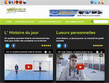 Tablet Screenshot of nouvellesdelandalousie.com